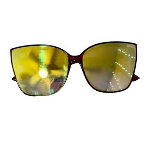 Tortoise Reflective Large Oversized Large Sunglasses